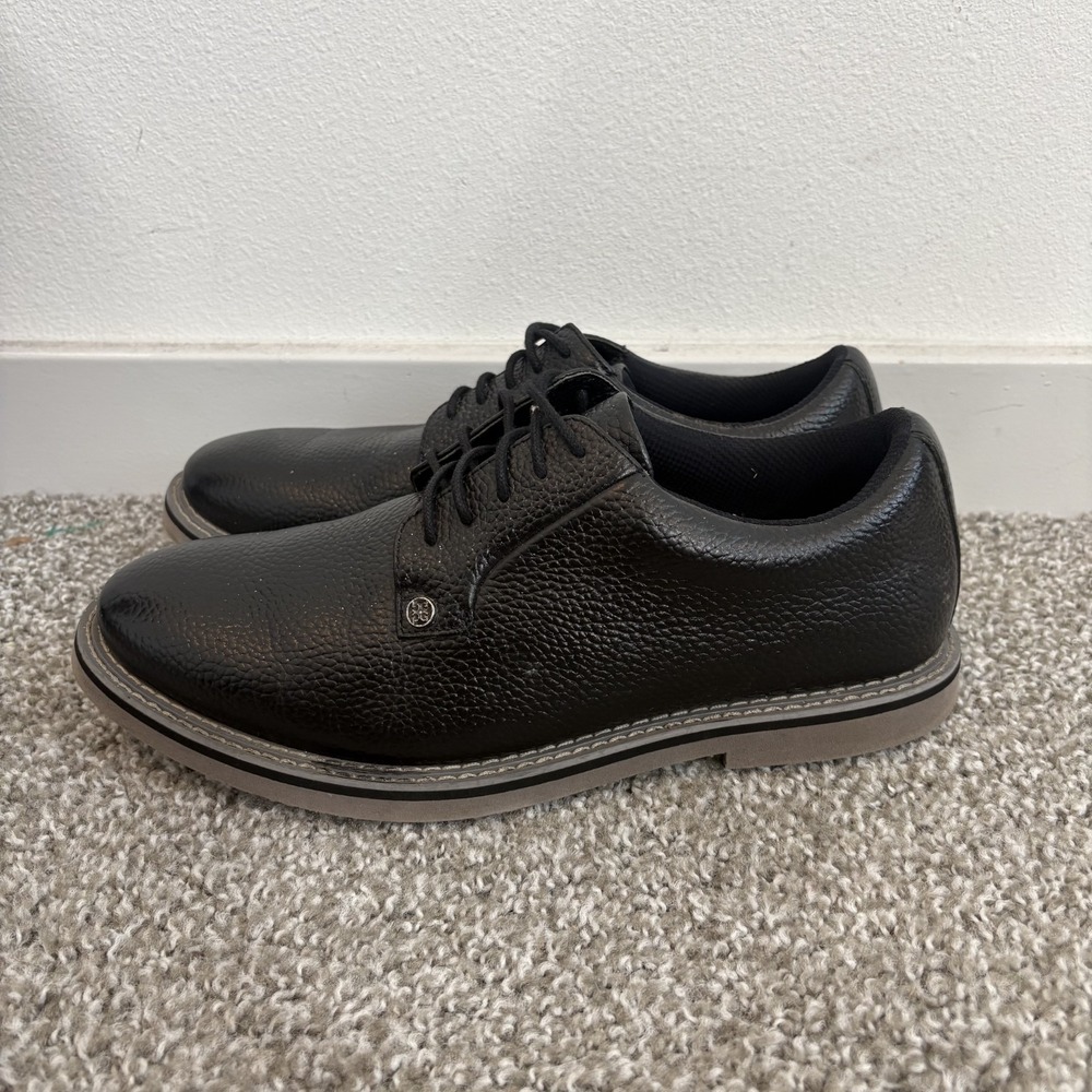 G/FORE G4 Gallivanter Golf Shoes GFore G4MC20EF01 Black Leather Mens Size 10